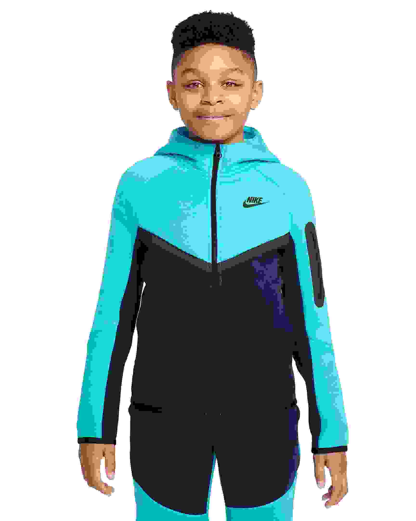 Nike Sportswear Tech Fleece Full-Zip Hooded Big Boys' Jacket